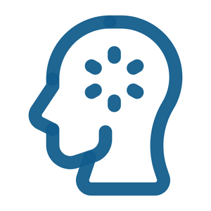 Icon representing enhanced mental clarity and focus