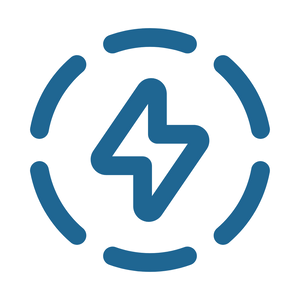Icon representing sustained natural energy and vitality